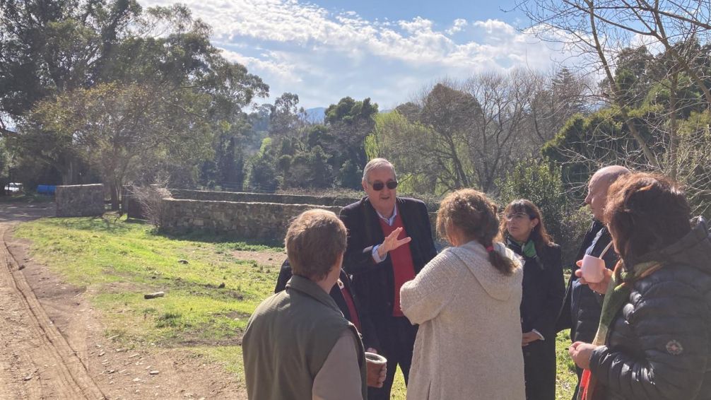 Lunghi recorrió Sierra del Tigre con la finalidad de definir nuevas intervenciones en el paseo