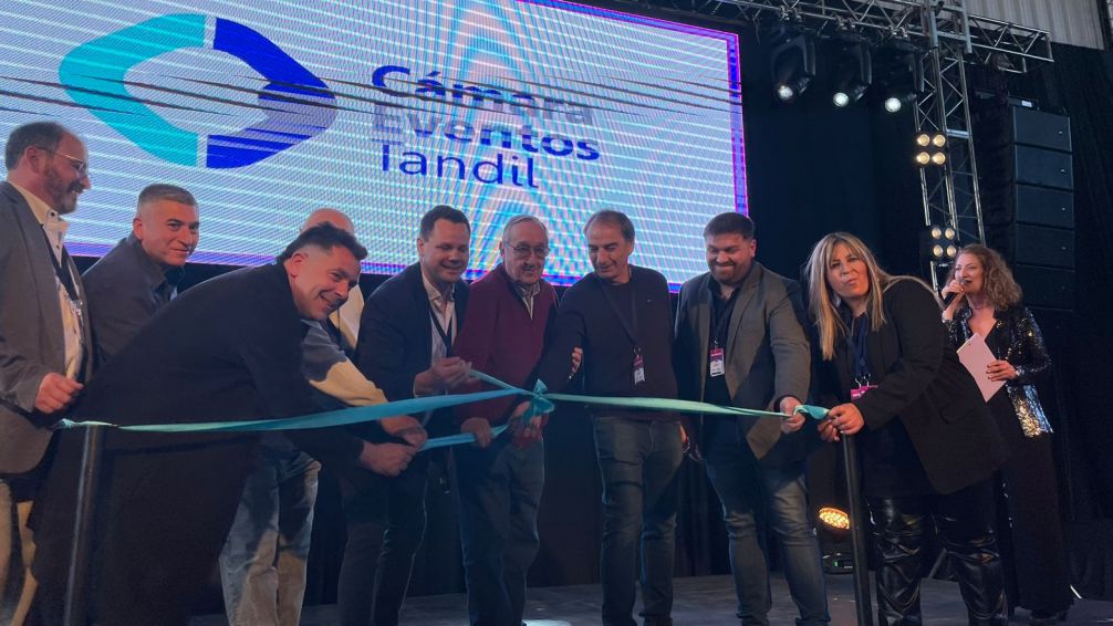 El intendente Lunghi participó en la apertura de la primera ExpoEventos Tandil 2024