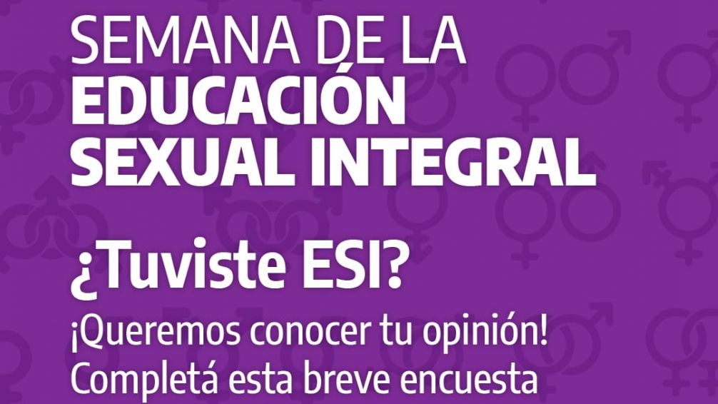 Se realizó una Encuesta sobre ¿qué sabemos dela Educación Sexual Integral?