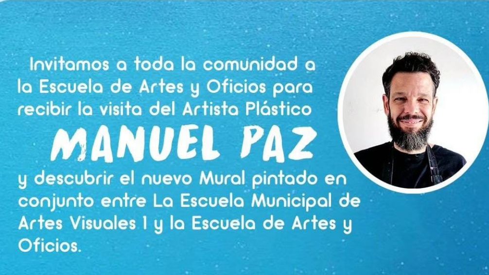 Manuel Pez se presenta en la Escuela Municipal de Artes y Oficios