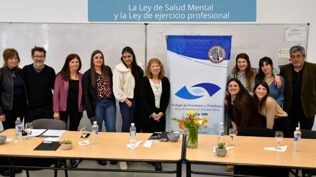 Un gran número de profesionales del Distrito VIII participó de la Jornada del Colegio de Psicólogos