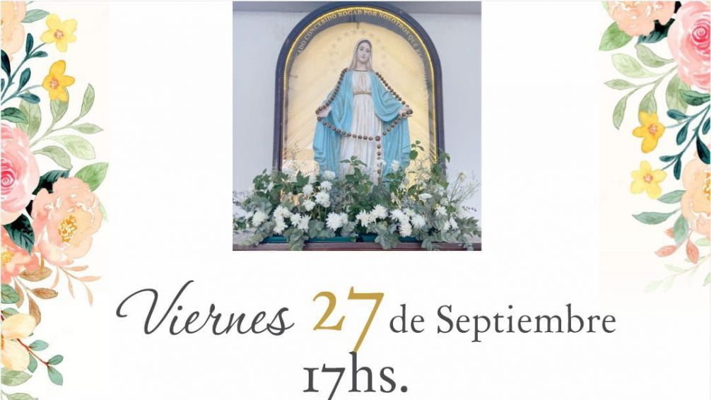 Misa en la Capilla de la Medalla Milagrosa