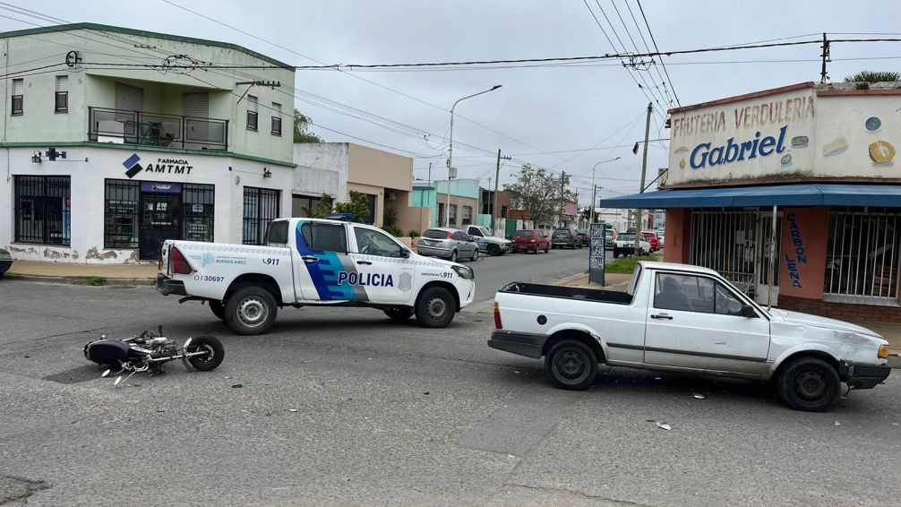 Choque en Beiró y Pasteur: un trasladado al Hospital