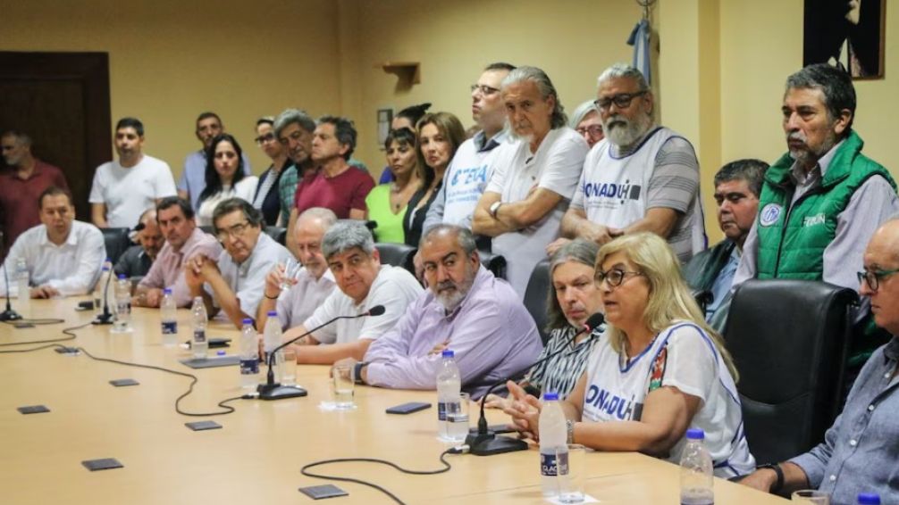 Tras la ratificación del veto, los gremios docentes anunciaron un paro total en todas las universidades