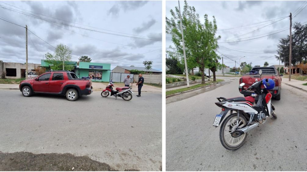 Choque en calle Ijurco: una mujer fue trasladada al hospital