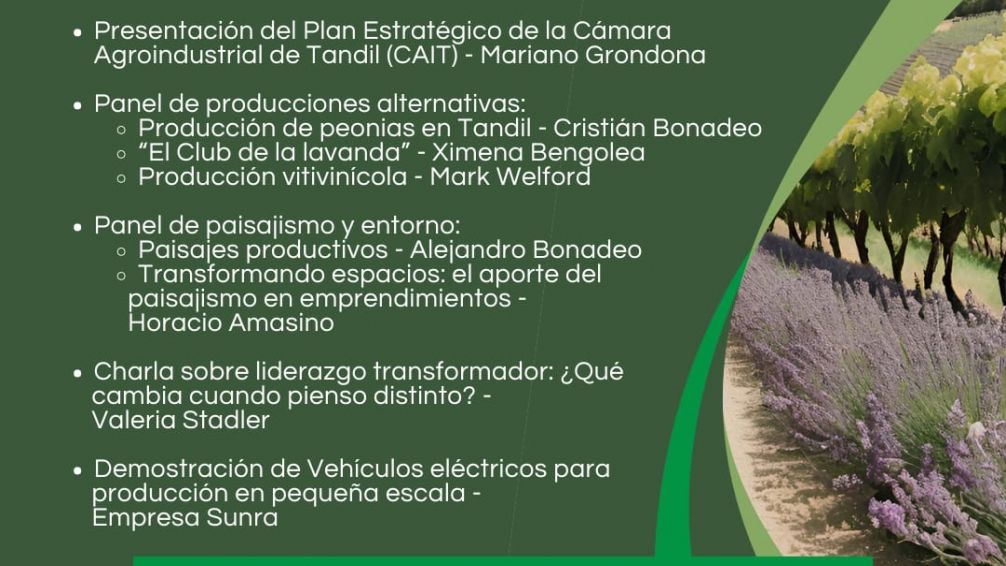 Tandil será sede de las primeras Jornadas de Producciones Alternativas