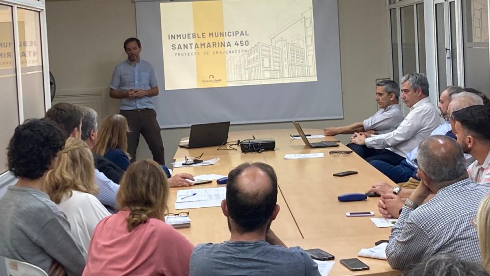 El Ejecutivo presentó al Concejo los alcances del proyecto de venta del predio de avenida Santamarina