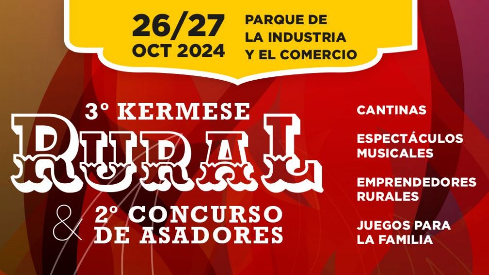 Se viene una nueva edición de la Kermese rural y el concurso de asadores