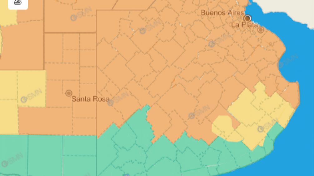 Alerta naranja por tormentas para Tandil y la zona