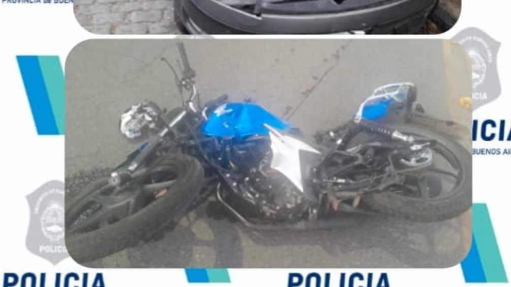 Motociclista con heridas graves tras un choque