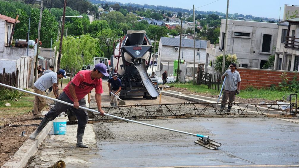 El Municipio continúa con el plan de pavimentación
