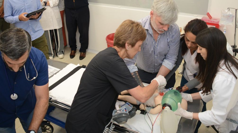Se inauguró el Centro de Simulación en el Hospital de Niños