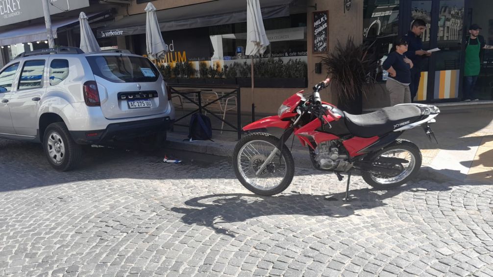Se produjo un choque en pleno centro de nuestra ciudad