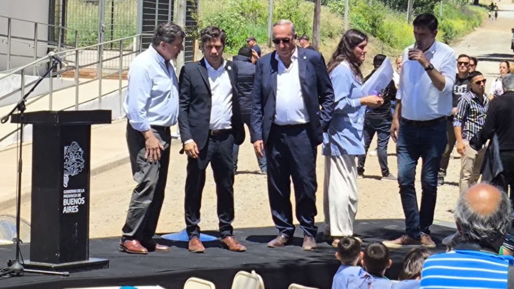 Kicillof y Lunghi inauguraron el Jardín 912