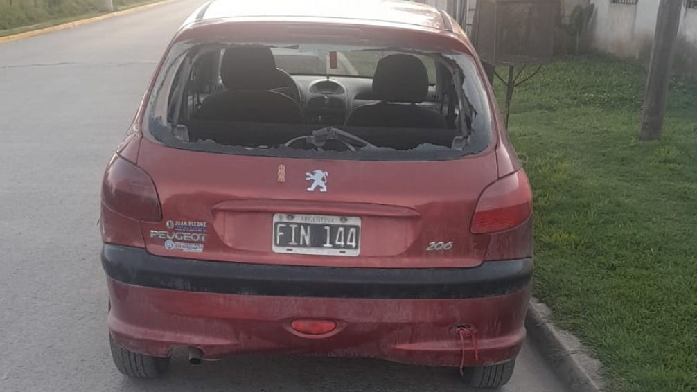Choque en Azucena y Riato: un motociclista trasladado al hospital