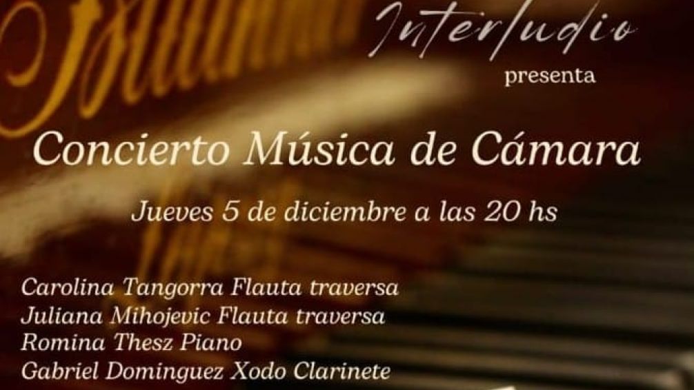 Mañana jueves, en el Aula Magna, concierto de música de cámara