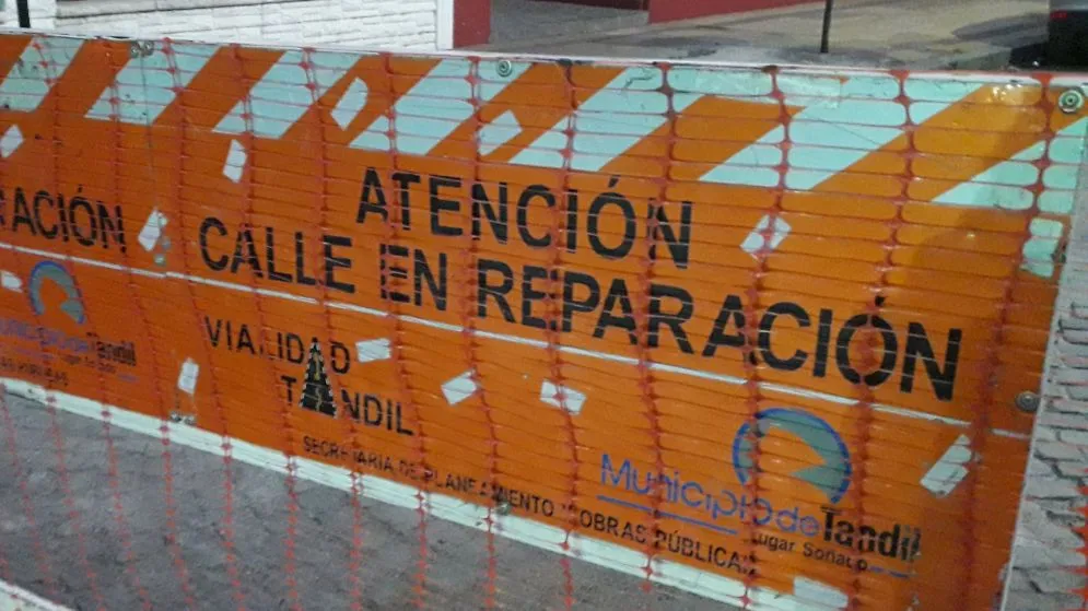 Corte del tránsito vehicular en Pinto entre 9 de julio y Alem