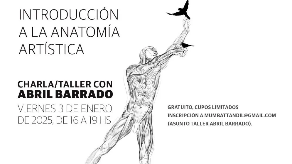 Inscriben para la charla taller "Introducción a la Anatomía Artística