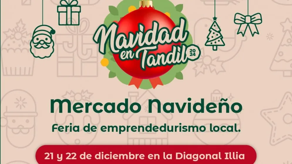 Durante sábado y domingo Tandil tendrá su Mercado Navideño 
