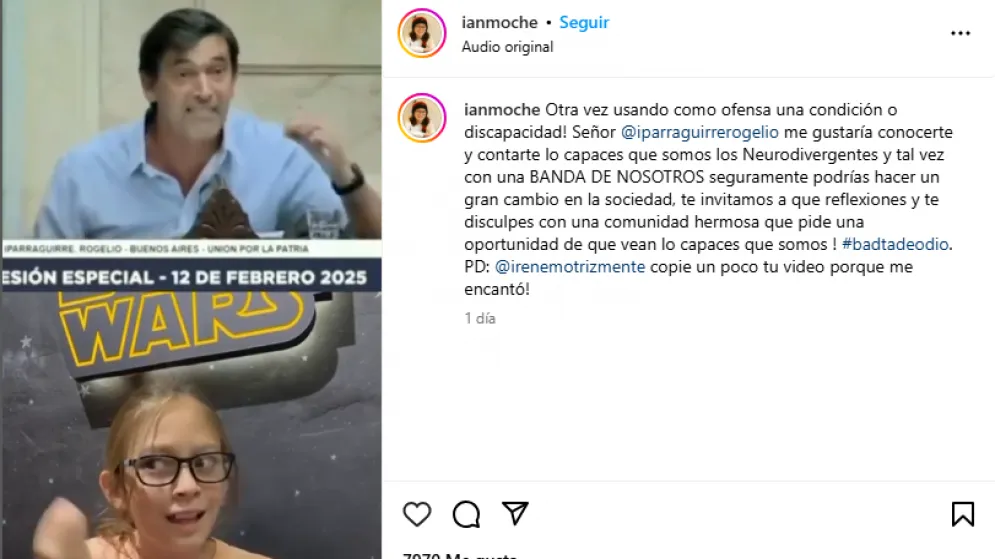 "Rogelio, me gustaría conocerte y contarte lo capaces que somos los neurodivergentes"