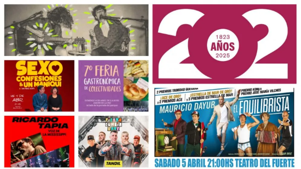 La agenda del fin de semana