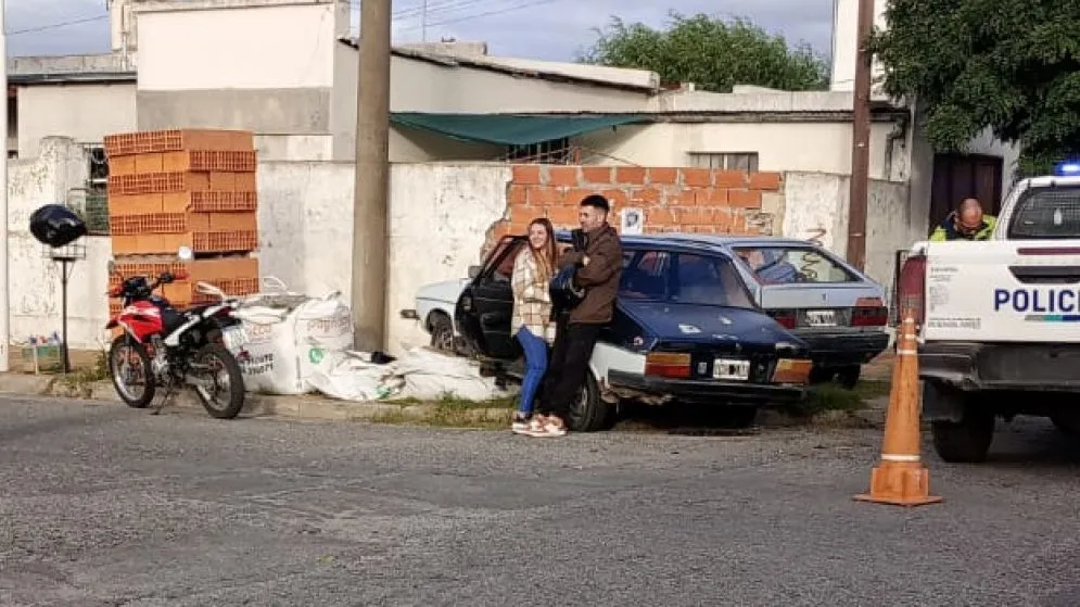 Choque en Pratt y Cabral: un menor fue trasladado al hospital