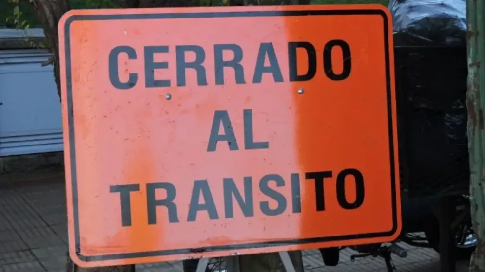 Corte de tránsito en Richieri por obras de mejora de la infraestructura vial