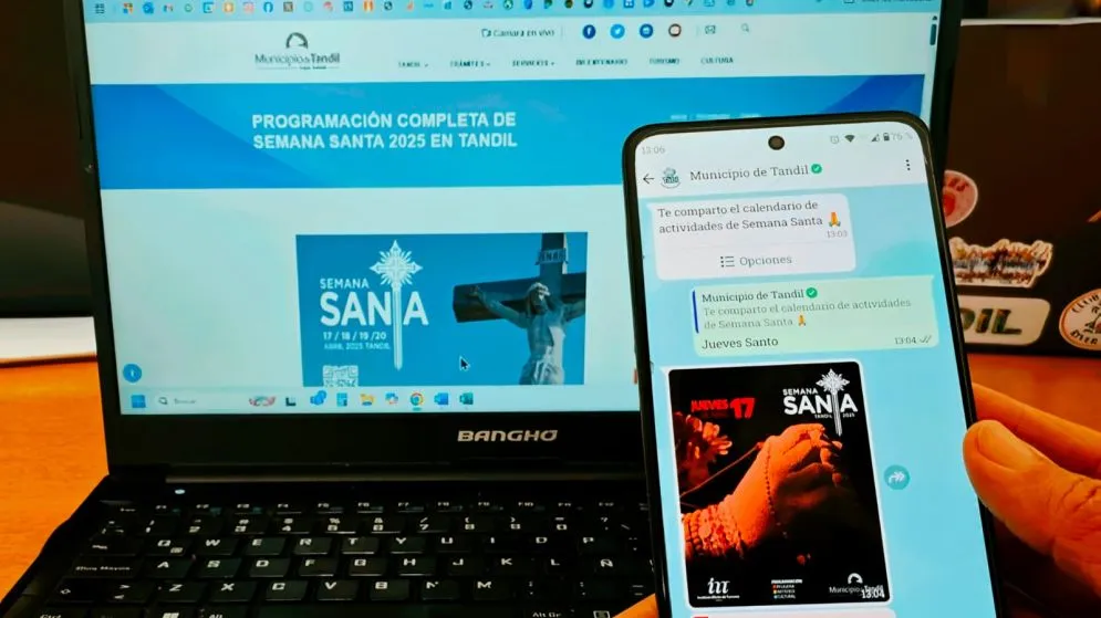 La programación completa de Semana Santa en la web del Municipio y en el chatbot "Tabi"