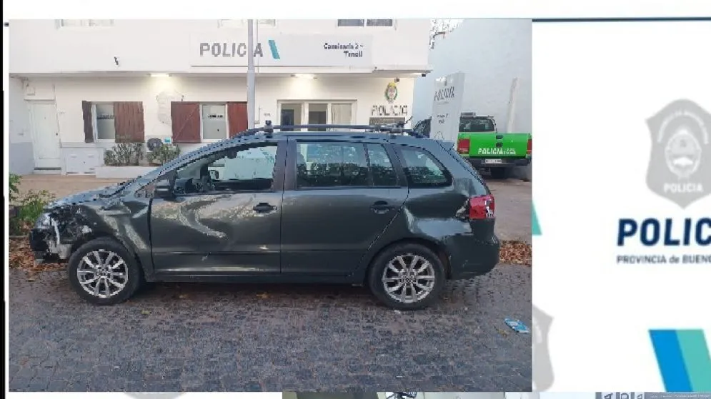 Choque entre auto y dos motos dejó a dos personas heridas