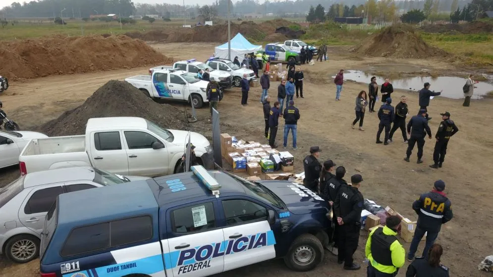 Se procedió a la quema de marihuana que fue decomisada en distintos allanamientos