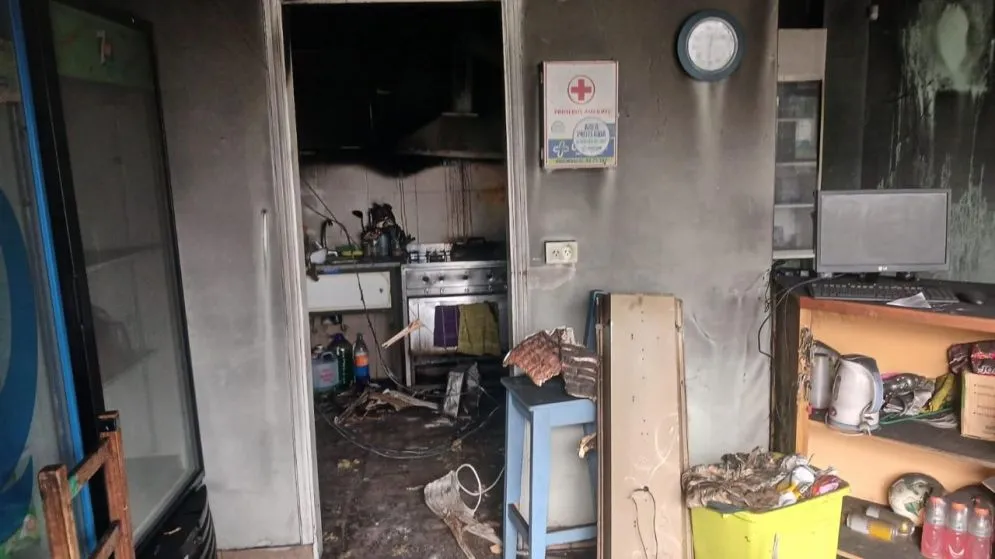 Se incendio la cantina del Club Talleres