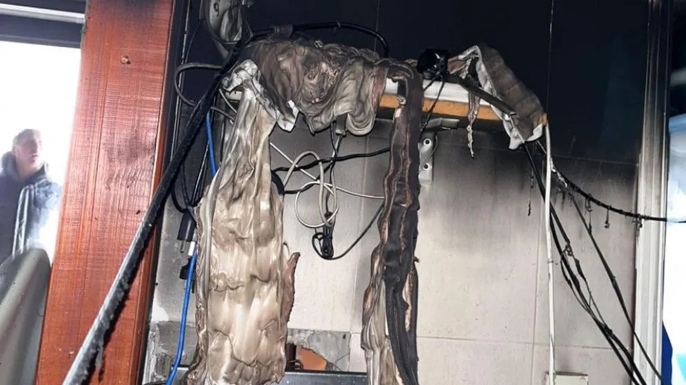 Se incendio la cantina del Club Talleres