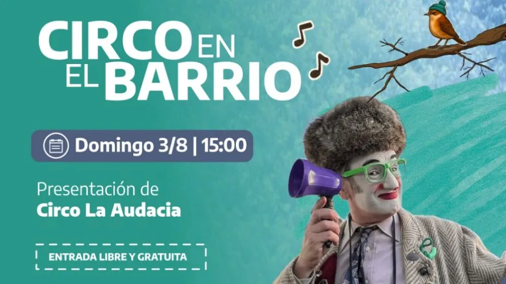 El domingo habrá función de circo gratuita en la Universidad Barrial