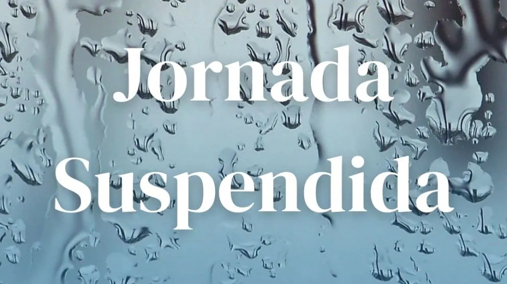 Se suspende la jornada del sábado del futbol local