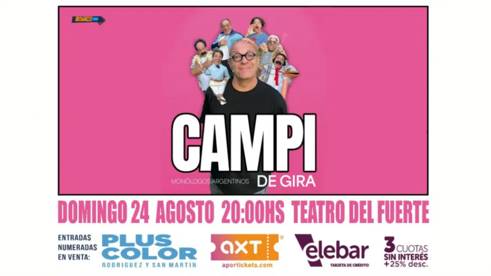 "Mis personajes van creciendo igual que yo, ahora estoy más cerca de Jorge que de Pucheta"
