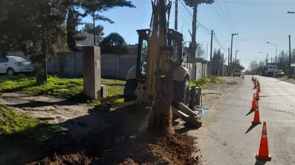 Iniciaron obras de extensión de la red de gas natural en distintas zonas de la ciudad