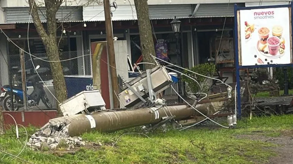La tormenta generó inconvenientes y unos 18 mil usuarios se quedaron sin luz