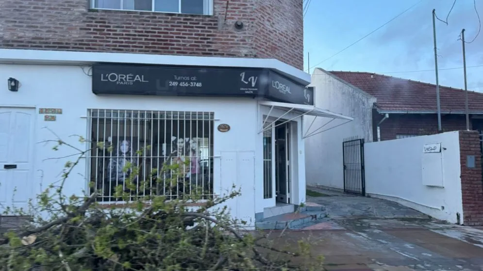 Principio de incendio en una peluquería de San Martín