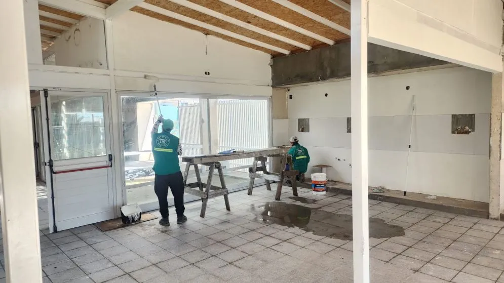 El Municipio avanza con las obras de construcción del Centro de Desarrollo Infantil en barrio Palermo