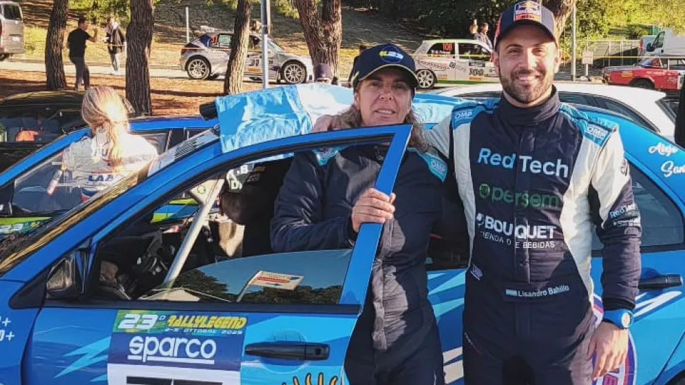 La tandilense Karina Dobal tuvo una destacada actuación en el Rally Legend de San Marino 