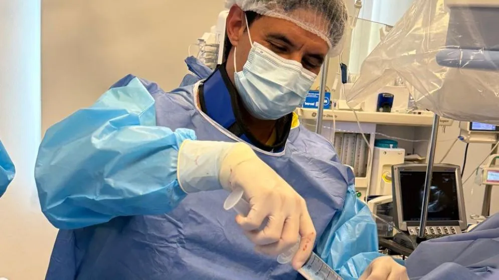 Se realizó una exitosa intervención cardiológica de alta complejidad en el Sanatorio Tandil