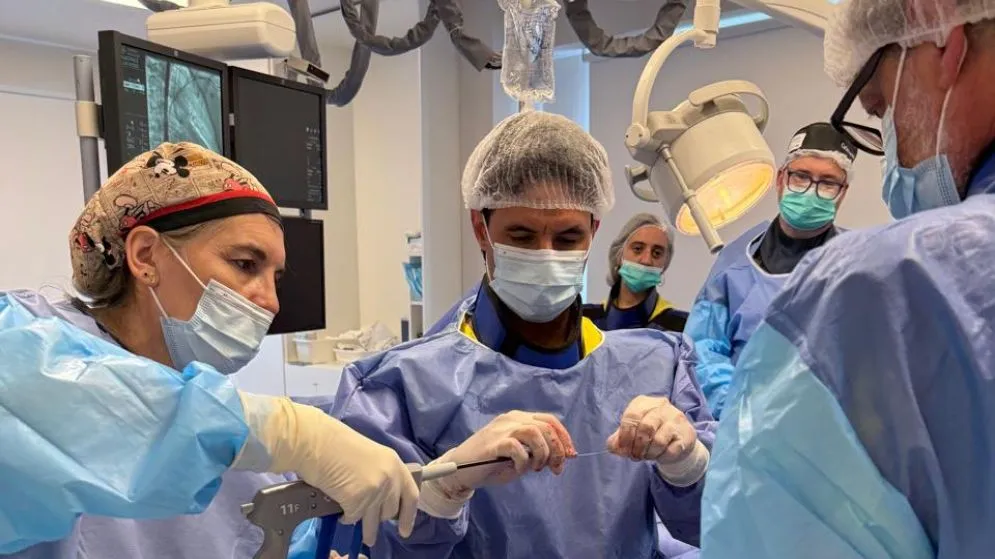 Se realizó una exitosa intervención cardiológica de alta complejidad en el Sanatorio Tandil