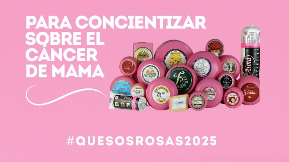 Declararon de interés social y sanitario la campaña "Quesos Rosas 2025"