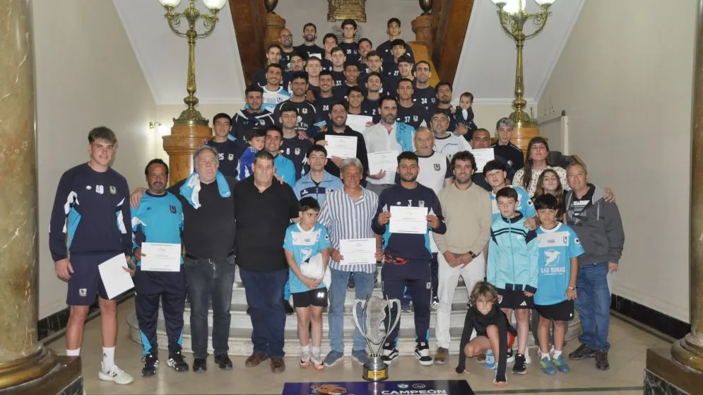 Luego de ganar la Copa País, la Selección de Tandil fue recibida por el intendente