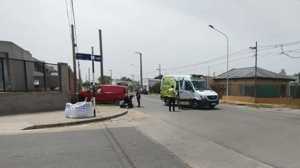 Choque en Pujol y Sanz Peña