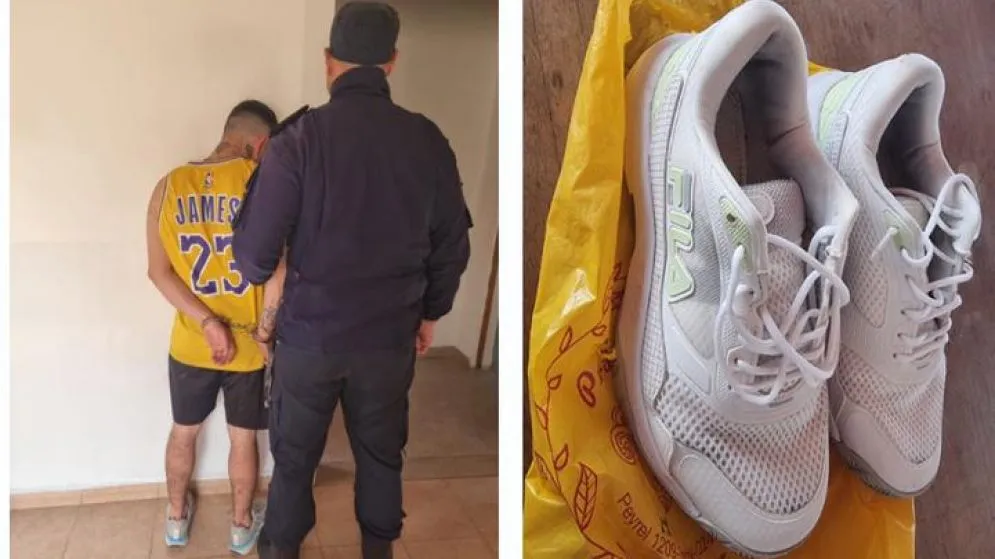 Aprehenden a un joven tras sustraer un par de zapatillas e intentar ingresar a varias viviendas