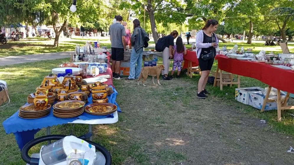 Se desarrolla en la Plaza San Martín el Encuentro Provincial del Mercado de Pulgas