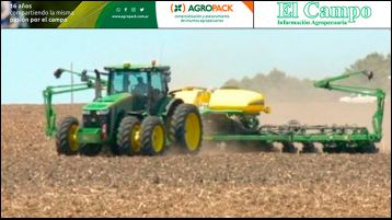 Continúan las labores de siembra de soja en gran parte del área agrícola
