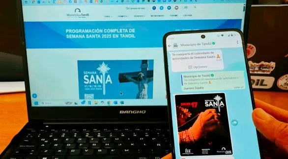 La programación completa de Semana Santa en la web del Municipio y en el chatbot "Tabi"