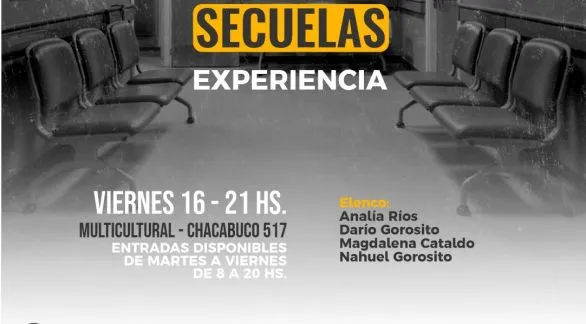 Mayo Teatral: Este viernes, con entrada libre y gratuita, sube a escena "Secuelas"